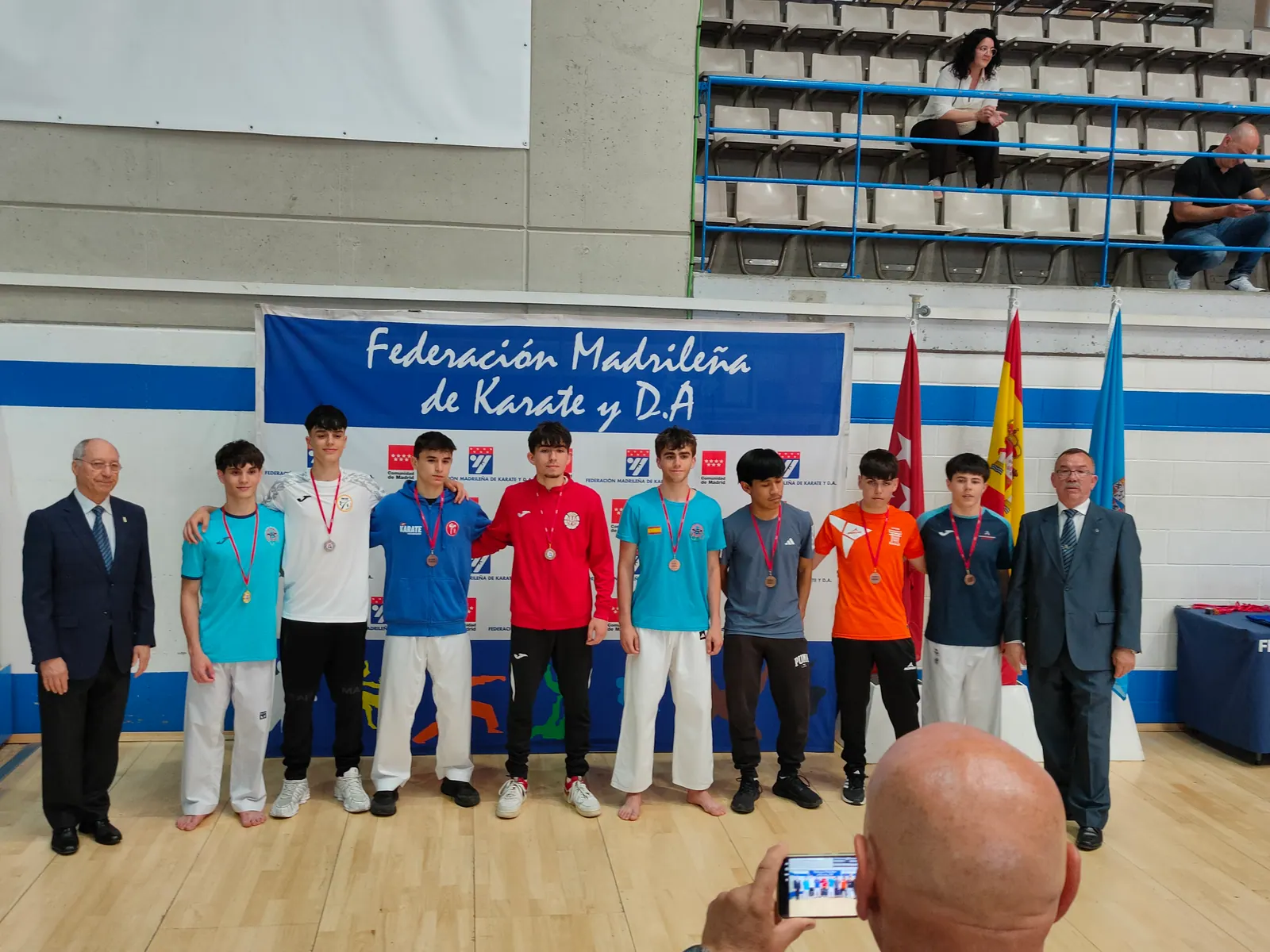 Finalistas masculinos de la segunda fase de los Juegos Deportivos DEUKO