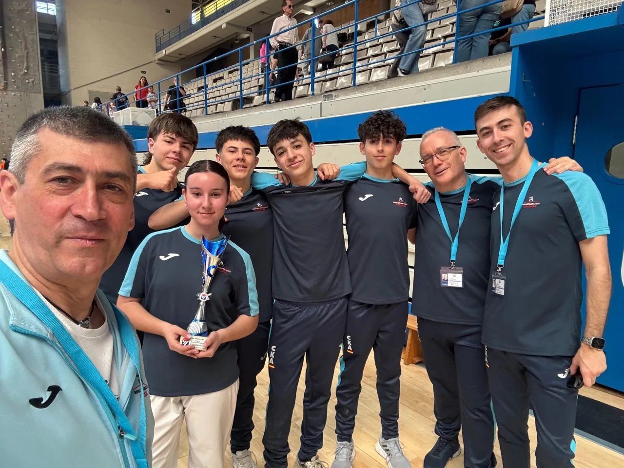 Equipo del Club Karate Aranjuez en el Trofeo de Tecnificación de Primavera